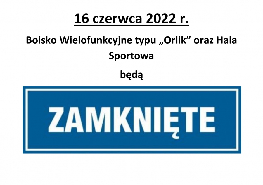 Boże Ciało - hala zamknięta