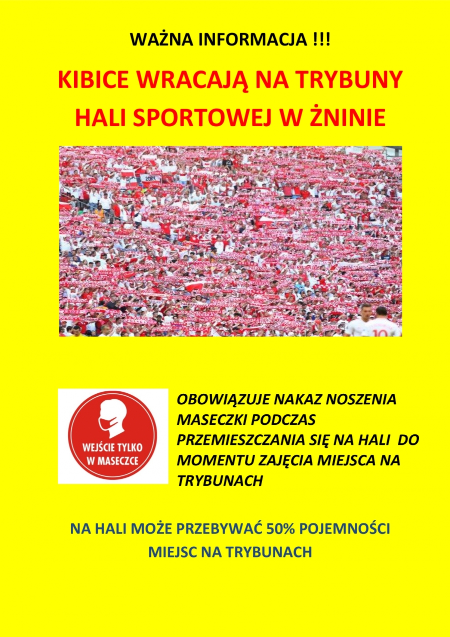 Kibice wracają z limitem os&oacute;b