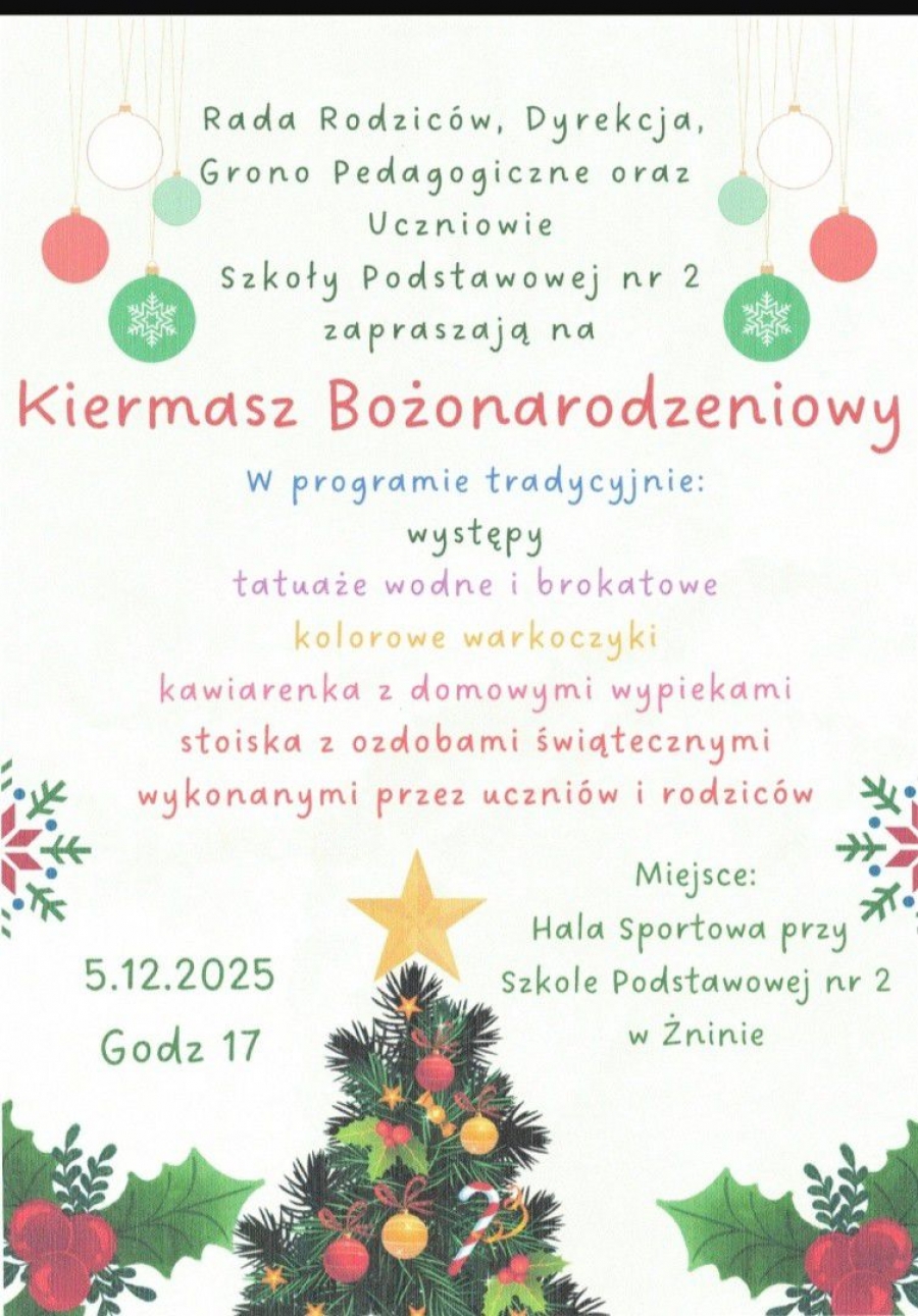 Kiermasz Bożonarodzeniowy