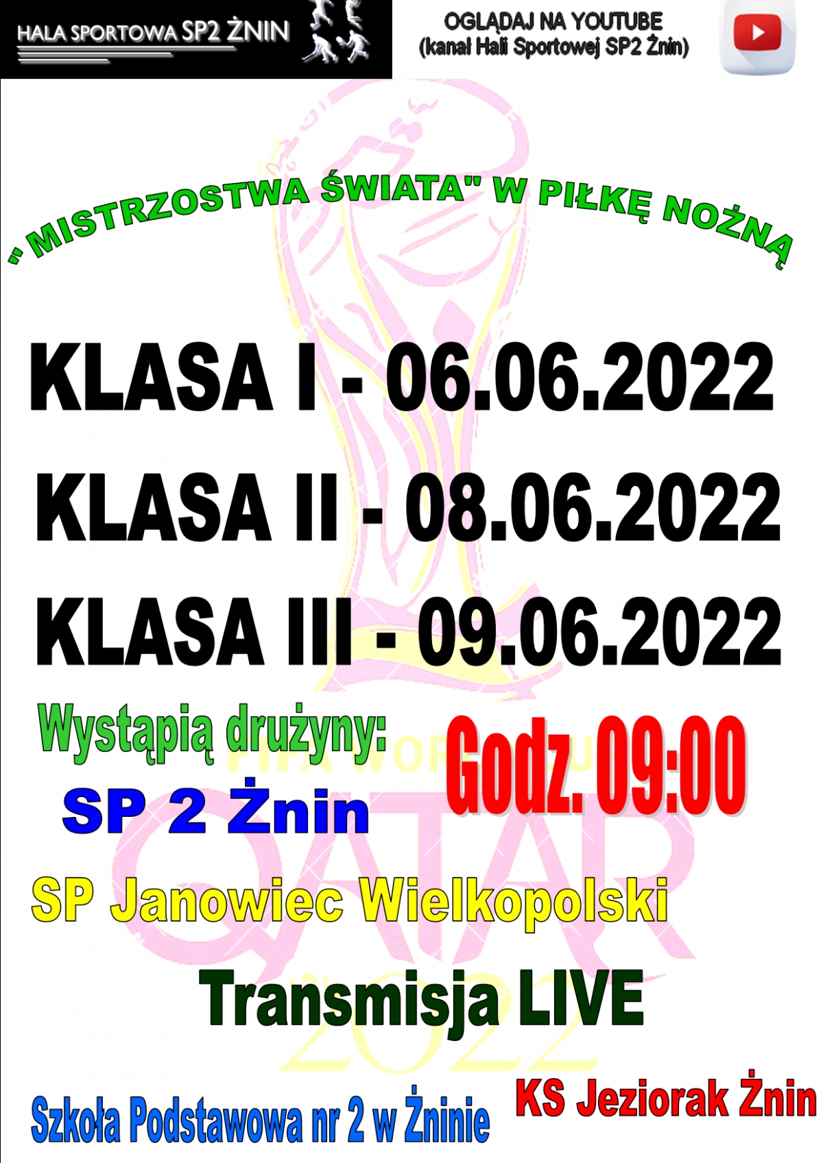 MŚ SZK&Oacute;Ł PODSTAWOWYCH Katar 2022