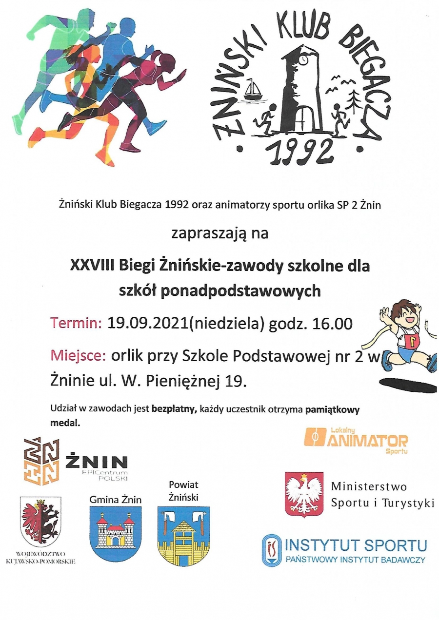 BIEGI SZK&Oacute;Ł PONADPODSTAWOWYCH
